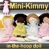 Mini-Kimmy In-the-Hoop Doll (KBKPK0040) Embroidery Design Collection by ...