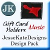 Gift Card Holders 4x4: MUSIC