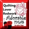 Quilting Lover Redwork