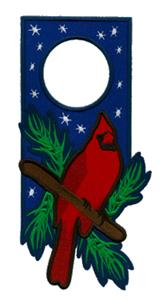 Cardinal Door Hanger