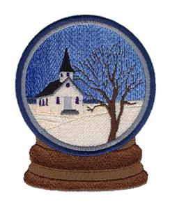 Country Church Globe