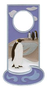 Applique Penguins Door Hanger