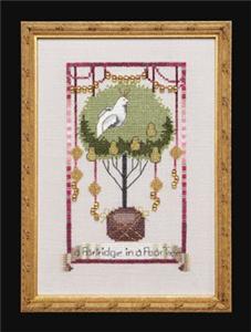 Partridge in a Pear Tree Cross Stitch Pattern
