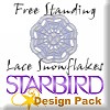Free Standing Lace Snowflakes Design Pack