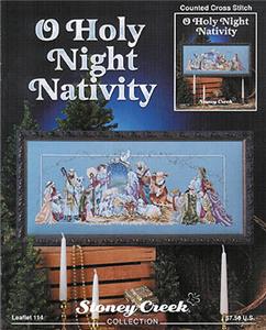 O Holy Night Nativity Cross Stitch Pattern