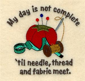 Needle, Thread and Fabric
