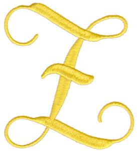 Elegant 4" Monogram Letter Z