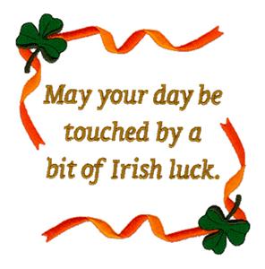 Irish Luck Blessing