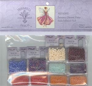 January Garnet Fairy Embellishment Pack