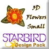 3D Flowers Small
