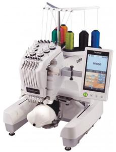 Brother® Entrepreneur® PR650 sewing machine.