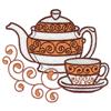 Teapot and teacup large