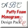Puffy Foam Monogram Design Pack