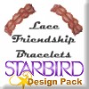Lace Friendship Bracelets Design Pack