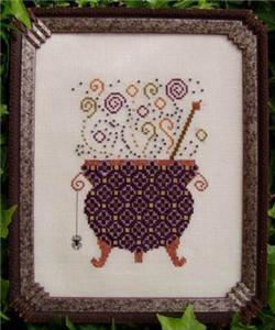 Witch's Brew Cross Stitch Pattern