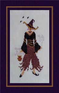 Witch For A Night Cross Stitch Pattern