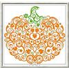 Image of Zucca Pumpkin Cross Stitch Pattern