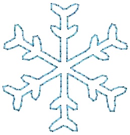 Snowflake Quilt Motif