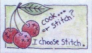 Cook or Stitch? Embroidery Pattern