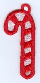 Candy Cane Lace Charm