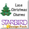 Lace Christmas Charms Design Pack