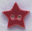 The Button Collection by Mill Hill / Small Red Star Button