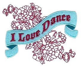 I Love Dance with Flowers
