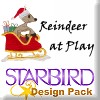 Reindeer at Play Design Pack