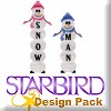 Snowman Alphabet Design Pack