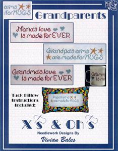 Grandparents Tuck Pillow Cross Stitch Patterns