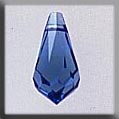 Mill Hill Crystal Treasures / 13055 Very Small Teardrop Sapphire