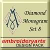 Diamond Monogram 8