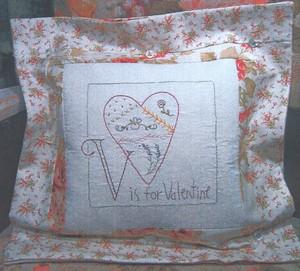 V is for Valentine Pillow Pattern