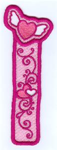 Winged Heart Lace Bookmark