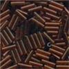 Mill Hill Small Bugle Beads - 6mm long / 72023 Root Beer