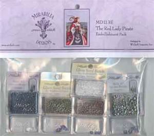 The Red Pirate Lady Embellishment Pack