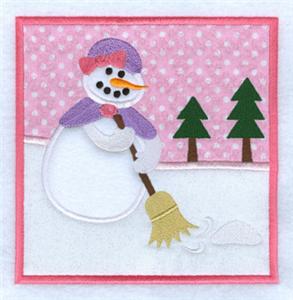Snowmom Sweeping 6"