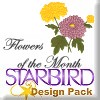 Flowers of the Month Design Pack