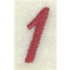 Number 1 Butterfly Clock Icon 6 1/2"