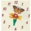 Numbered Butterfly Clock 8"