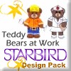 Teddy Bears At Work Design Pack