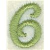 Number 6 Flower Clock Icon 8"