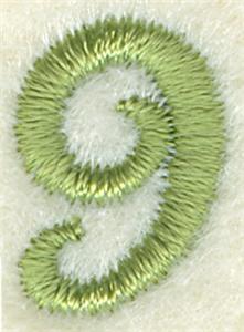 Number 9 Flower Clock Icon 8"
