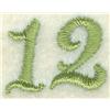 Number 12 Flower Clock Icon 8"