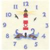 Numbered Lighthouse Clock 6.5"