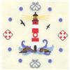 Anchor Lighthouse Clock 6.5"