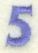 Number 5 Lighthouse Clock Icon 6.5"