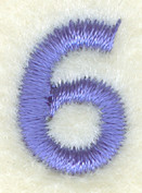 Number 6 Lighthouse Clock Icon 6.5"