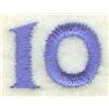 Number 10 Lighthouse Clock Icon 6.5"