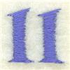 Number 11 Lighthouse Clock Icon 6.5"